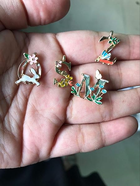 Julie Wang Julie Wang 26 Initial Alphabet Charms - Fairy Tale Pendants for DIY Jewelry, Necklaces & Bracelets | Wedding & Party Decor - View 6 of 10