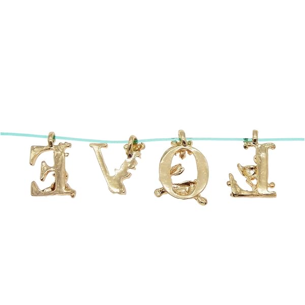 Julie Wang Julie Wang 26 Initial Alphabet Charms - Fairy Tale Pendants for DIY Jewelry, Necklaces & Bracelets | Wedding & Party Decor - View 8 of 10