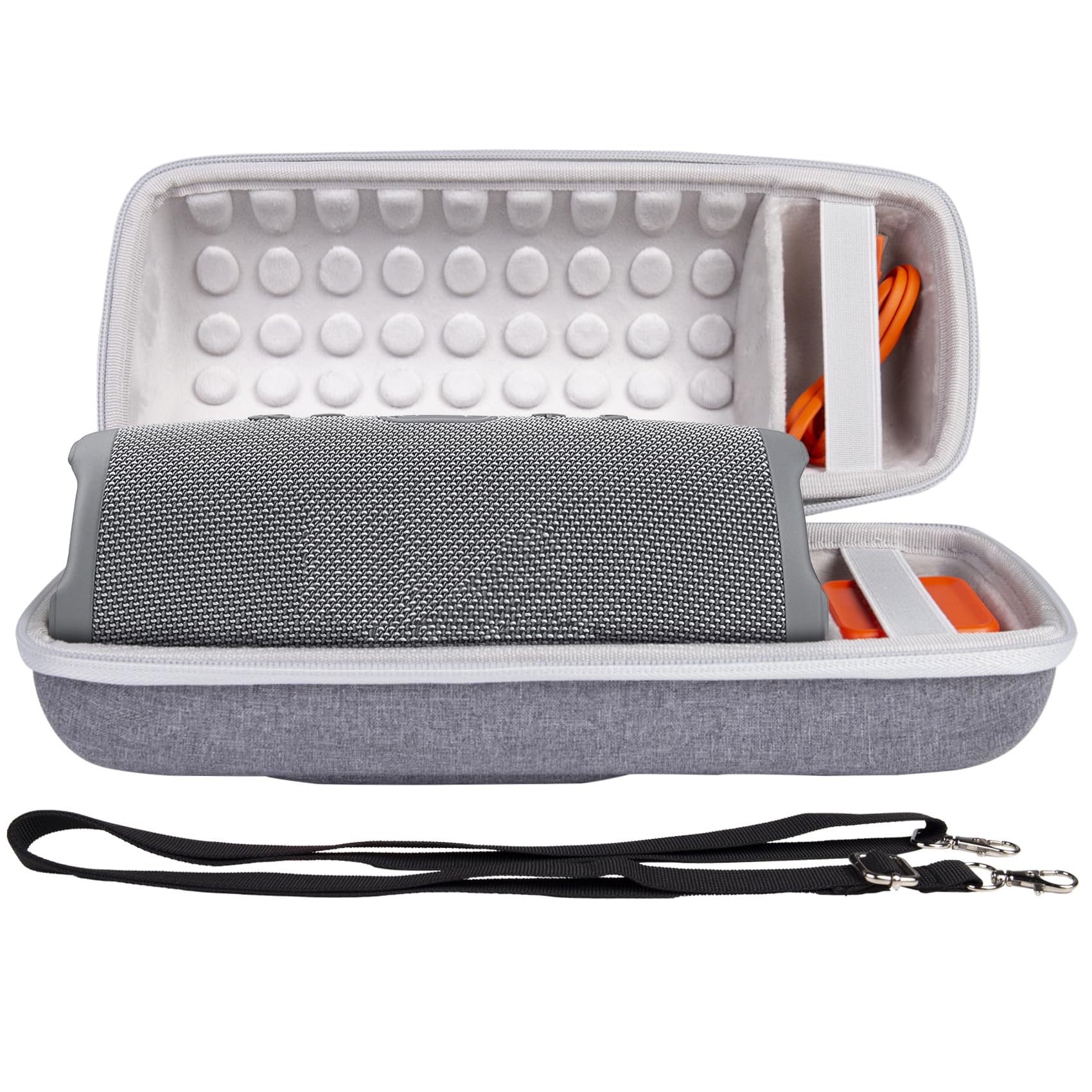 Khanka Hard Travel Case for JBL Charge 4 and Charge 5 Portable Waterproof Bluetooth Speaker Blue - View 2 of 8