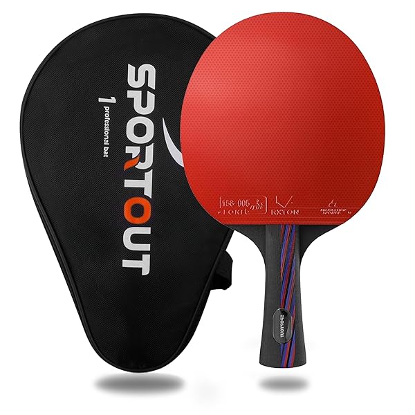 Sportout Sportout Professional Table Tennis Paddle with Case for Advanced Training and Tournaments