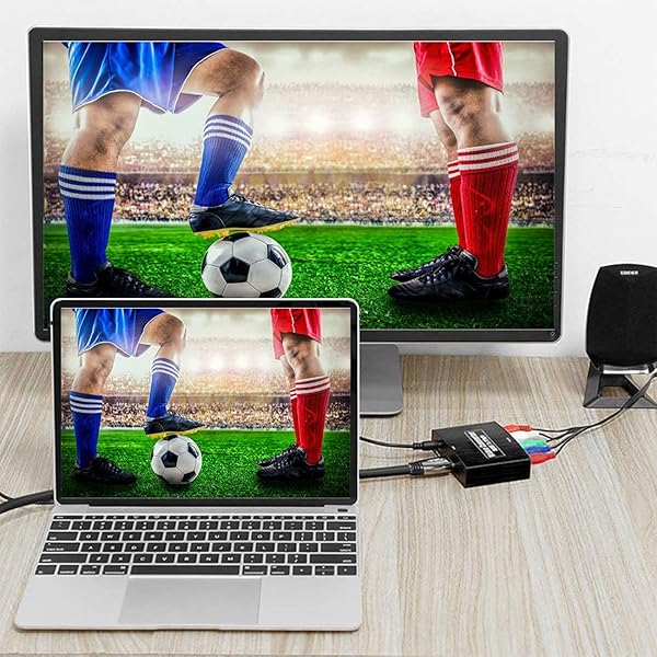 Anber-Tech YPbPr to HDMI Converter: 4K Component to HDMI Adapter for DVD, Xbox, PS2, Nintendo & More - View 8 of 8