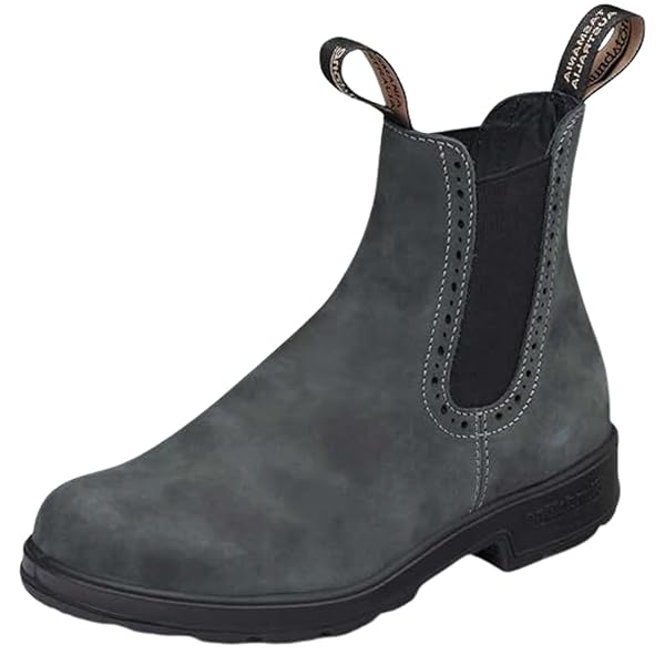 Blundstone Blundstone 1630 Women's High Top Chelsea Boots Water Resistant Leather Shock Absorption Rustic Black Size 6 US 3 AU