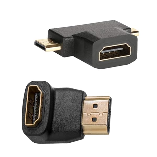 AONTOKY Ultimate AONTOKY HDMI Adapters Kit: 7 Mini to Micro HDMI Male/Female Connectors for Versatile Connectivity - View 5 of 6
