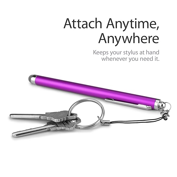 BoxWave BoxWave Stylus Pen for Acer Chromebook Spin 15 EverTouch Capacitive Fiber Tip Jet Black - View 7 of 9