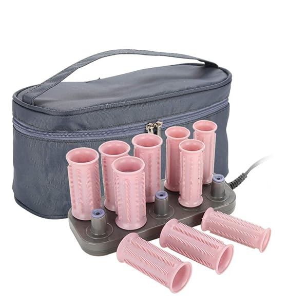 Sonew Get Gorgeous Curls: Sonew Professional Electric Heated Roller Set for All Hair Lengths - 10 Rollers & Carrying Bag Included!