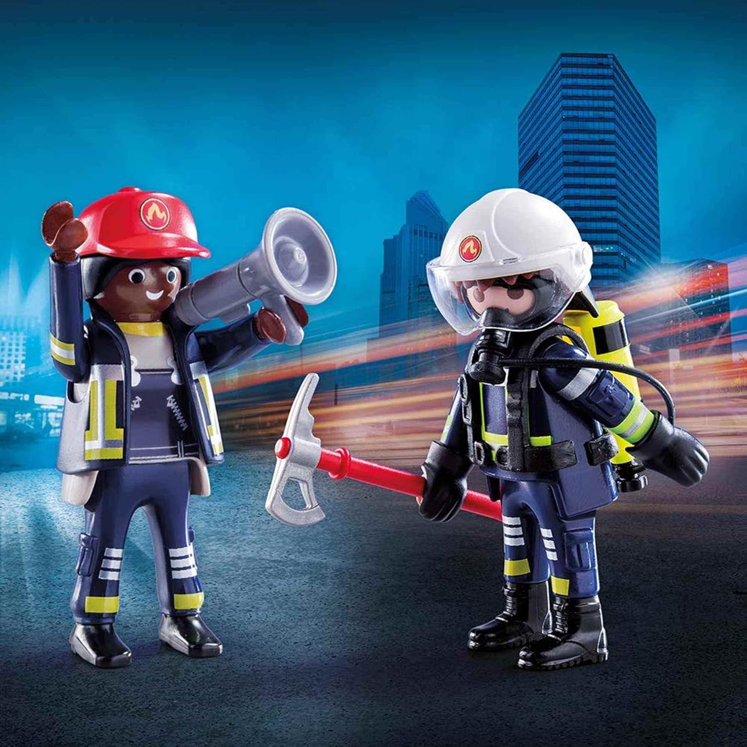 Playmobil Playmobil Duo Packs Rescue Firefighters for Exciting Role Play Adventures - View 2 of 2