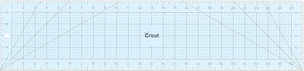 Cricut "Buy Cricut Acrylic Ruler 6"x26" - Blue | Perfect for Crafting & DIY Projects" - View 3 of 3