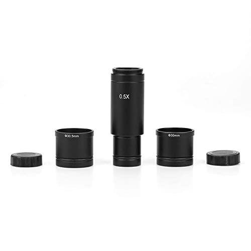 Walfront Microscope Adapter 0.5x C-Mount Lens Set 23.2mm 30mm 30.5mm Ports for CCD Camera and Digital Eyepiece - View 4 of 10