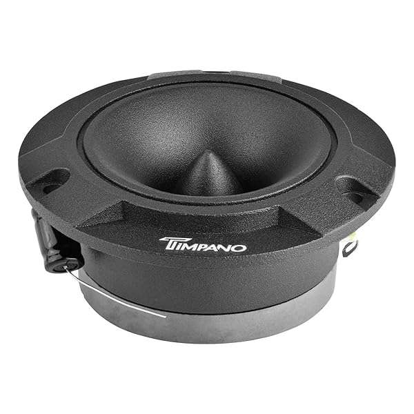 Timpano Upgrade Your Sound: Timpano TPT-ST2 Black Slim Super Tweeter - 600W, 105dB, 4 Ohm Pro Car Audio Pair - View 4 of 8