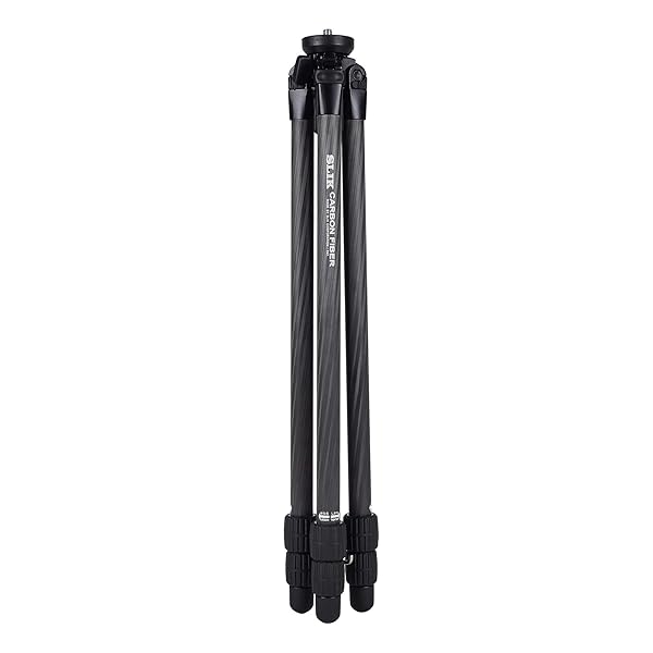 SLIK SLIK Pro CF-633 3-Section 64.1" Carbon Fiber Tripod Black (611-894) - View 3 of 10