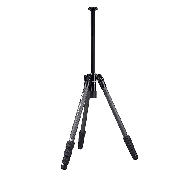 SLIK SLIK Pro CF-734 4-Section 65" Carbon Fiber Tripod Black (615-925) - View 7 of 10