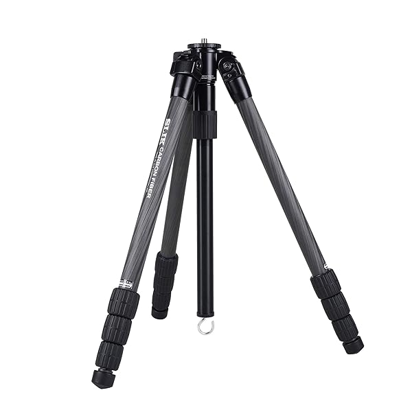 SLIK SLIK Pro CF-734 4-Section 65" Carbon Fiber Tripod Black (615-925) - View 2 of 10