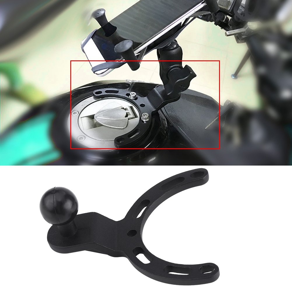 KIMISS KIMISS Adjustable Motorcycle Tank Mount Bracket for GPS Phone Camera Compatible with Kawasaki Honda Yamaha - View 2 of 8