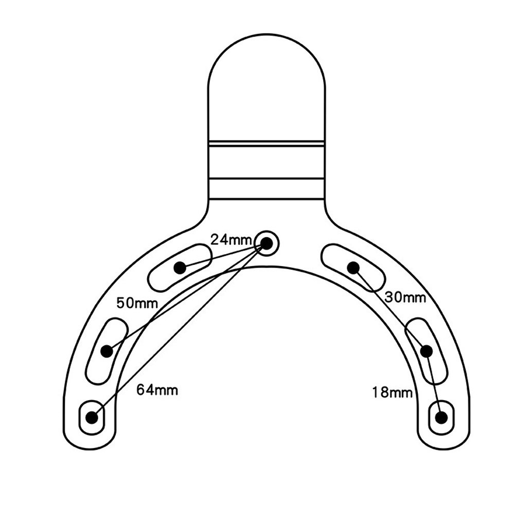 KIMISS KIMISS Adjustable Motorcycle Tank Mount Bracket for GPS Phone Camera Compatible with Kawasaki Honda Yamaha - View 8 of 8