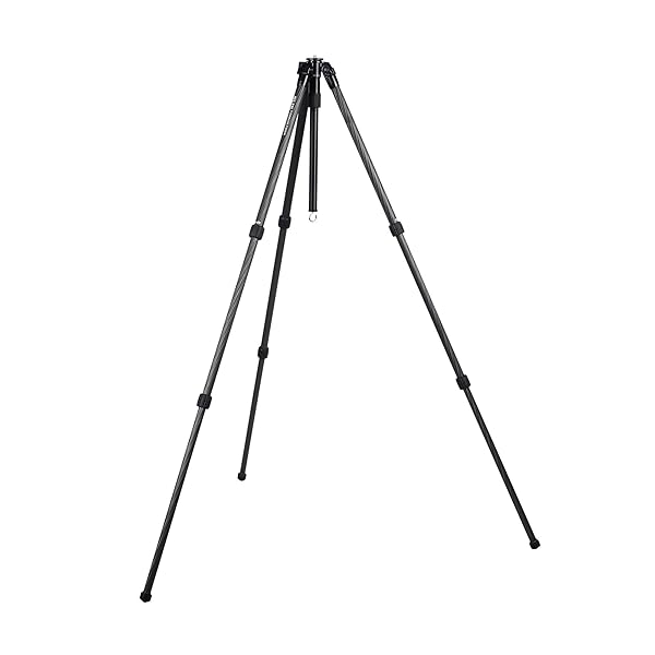 SLIK SLIK Pro CF-733 3-Section 65.5" Carbon Fiber Tripod Black (615-924) - View 4 of 10