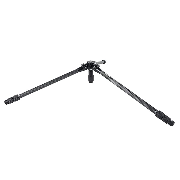 SLIK SLIK Pro CF-733 3-Section 65.5" Carbon Fiber Tripod Black (615-924) - View 5 of 10