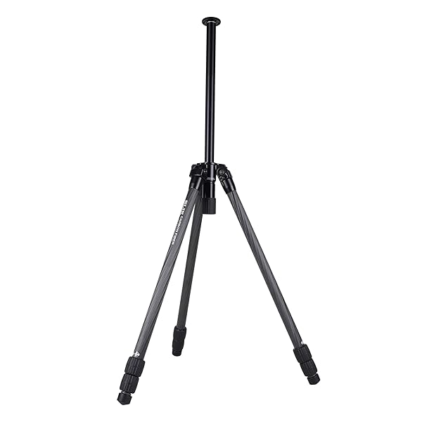 SLIK SLIK Pro CF-733 3-Section 65.5" Carbon Fiber Tripod Black (615-924) - View 6 of 10