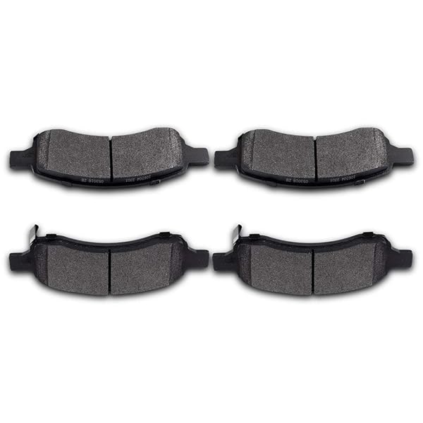 SCITOO Ceramic Brake Pads for Buick Enclave, Chevy Traverse, GMC Acadia & Saturn Outlook (2007-2017) - 4pcs Front Brake Kit
