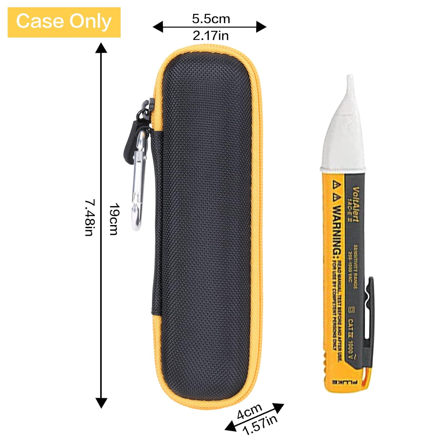 Aenllosi Aenllosi Hard Case for Fluke Non-Contact Volt Alert Voltage Tester Pen Models 1AC 1LAC 2AC LVD2 FLK2AC - View 5 of 8