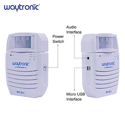 Waytronic Waytronic PIR Motion Sensor Sound Player: Recordable Alarm for Door Greeter & Guest Welcome Alert - View 5 of 10