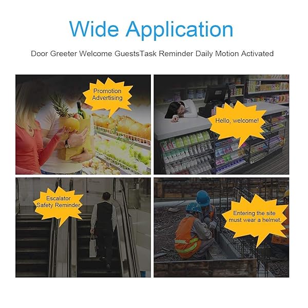 Waytronic Waytronic PIR Motion Sensor Sound Player: Recordable Alarm for Door Greeter & Guest Welcome Alert - View 9 of 10