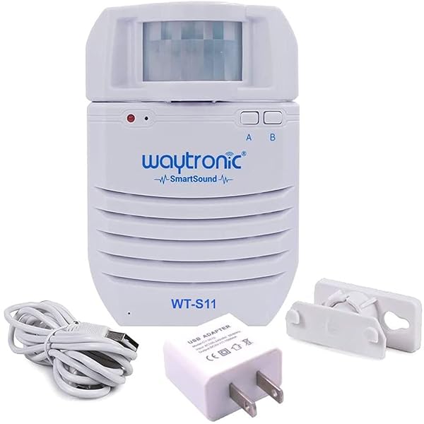 Waytronic Waytronic PIR Motion Sensor Sound Player: Recordable Alarm for Door Greeter & Guest Welcome Alert