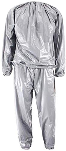 GOLD XIONG PADISHAH GOLD XIONG PADISHAH Heavy Duty Fitness Sauna Suit for Weight Loss and Exercise in Silver XL Size - View 5 of 7