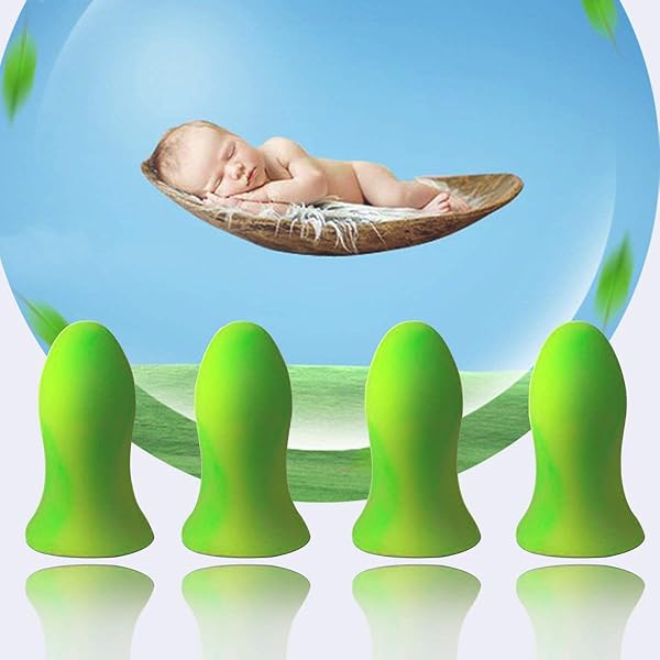 Shallwell Shallwell Foam Night Ear Plugs for Noise Reduction 40DB NNR Washable Earplugs for Sleeping Studying Travel Snoring Loud Events 2 Pairs