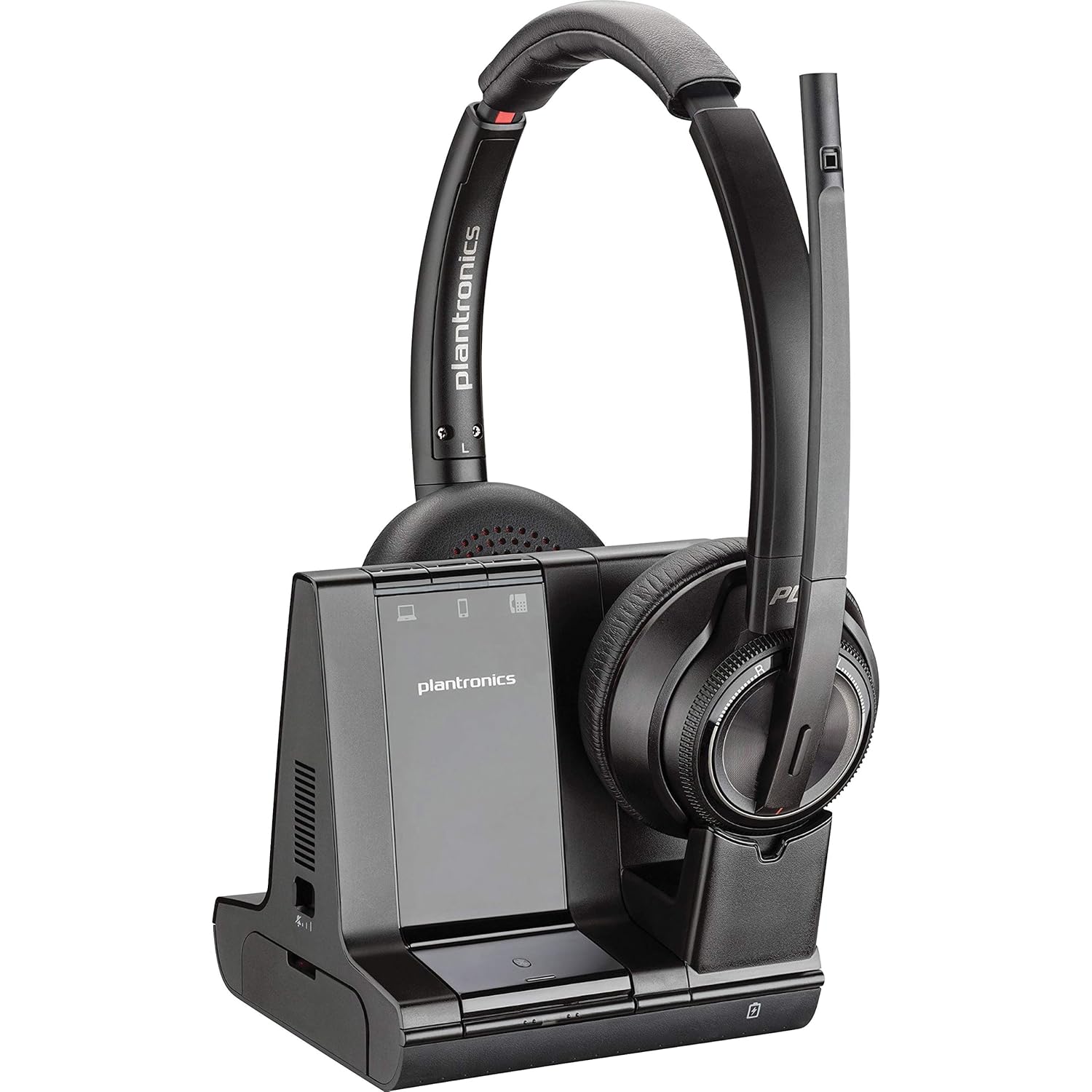Plantronics Savi 8200 Series Wireless DECT Headset System for Clear Communication and Comfort