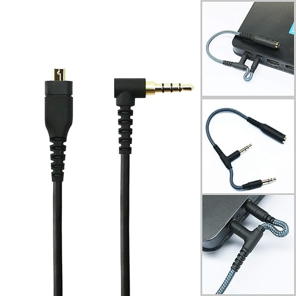 NewFantasia NewFantasia Audio Cable for SteelSeries Arctis 3 5 7 Prime Pro Gaming Headsets 2m 6.6ft Replacement Cable - View 2 of 8