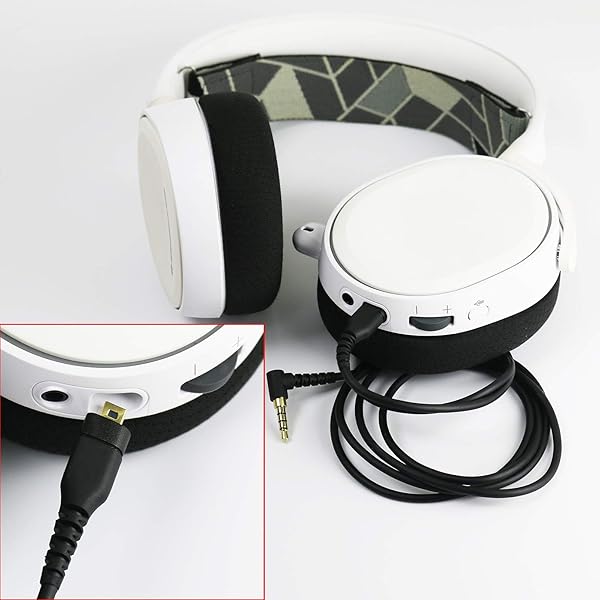 NewFantasia NewFantasia Audio Cable for SteelSeries Arctis 3 5 7 Prime Pro Gaming Headsets 2m 6.6ft Replacement Cable - View 6 of 8