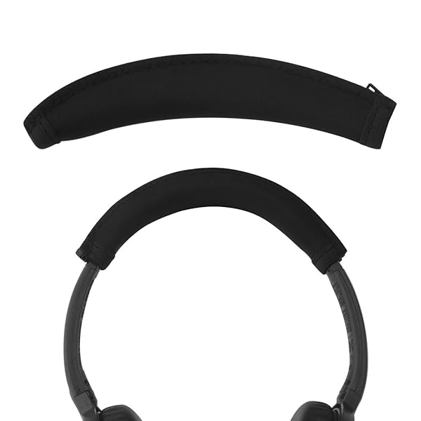 Linkidea Headband Protector for Bose QC3, AE2, SoundTrue - Easy DIY Replacement Cover (Black)