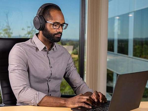 Monoprice Monoprice Wireless Over Ear Headphones: ANC, Bluetooth 5.0, 40mm Drivers & Long Playtime - View 7 of 7