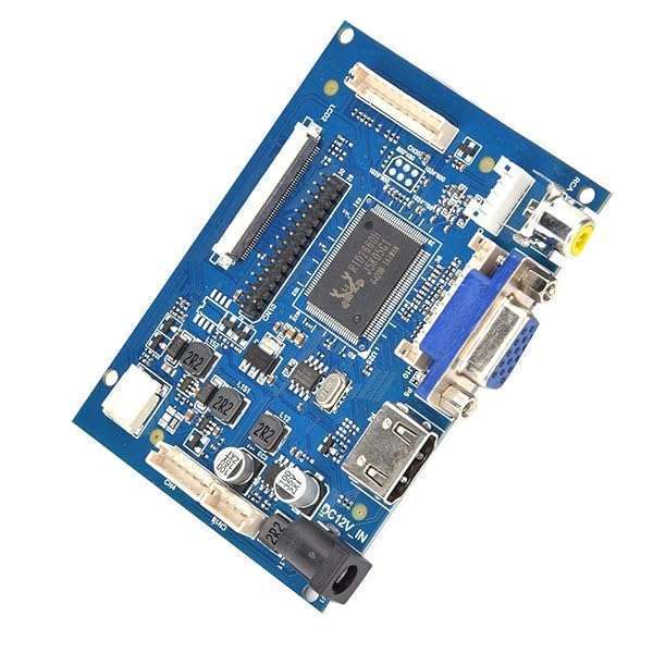 Hilitand "VGA LCD Controller Board for 7" AT070TN92 - HDMI & 2AV Reversing Driver for 800x480 Display" - View 7 of 10