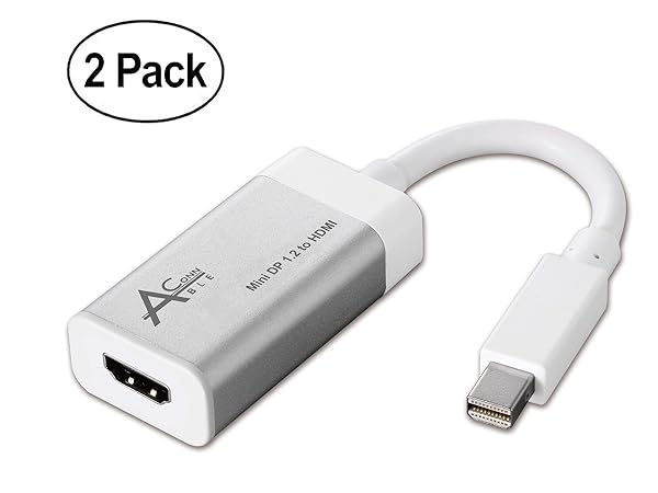 Ableconn Buy Ableconn MDPHD4K2A 2-Pack Mini DisplayPort to HDMI 4K Cable Adapter - Ultra HD, Thunderbolt 2 Compatible - View 6 of 7