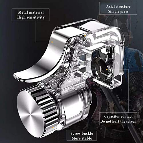 Newseego Newseego Mobile Game Controllers Phone Triggers Sensitive Joysticks Aim Fire Trigger Keys for Rules of Survival 1 Pair Mobile Triggers - View 4 of 7