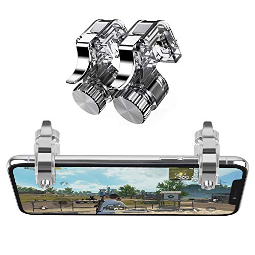 Newseego Newseego Mobile Game Controllers Phone Triggers Sensitive Joysticks Aim Fire Trigger Keys for Rules of Survival 1 Pair Mobile Triggers