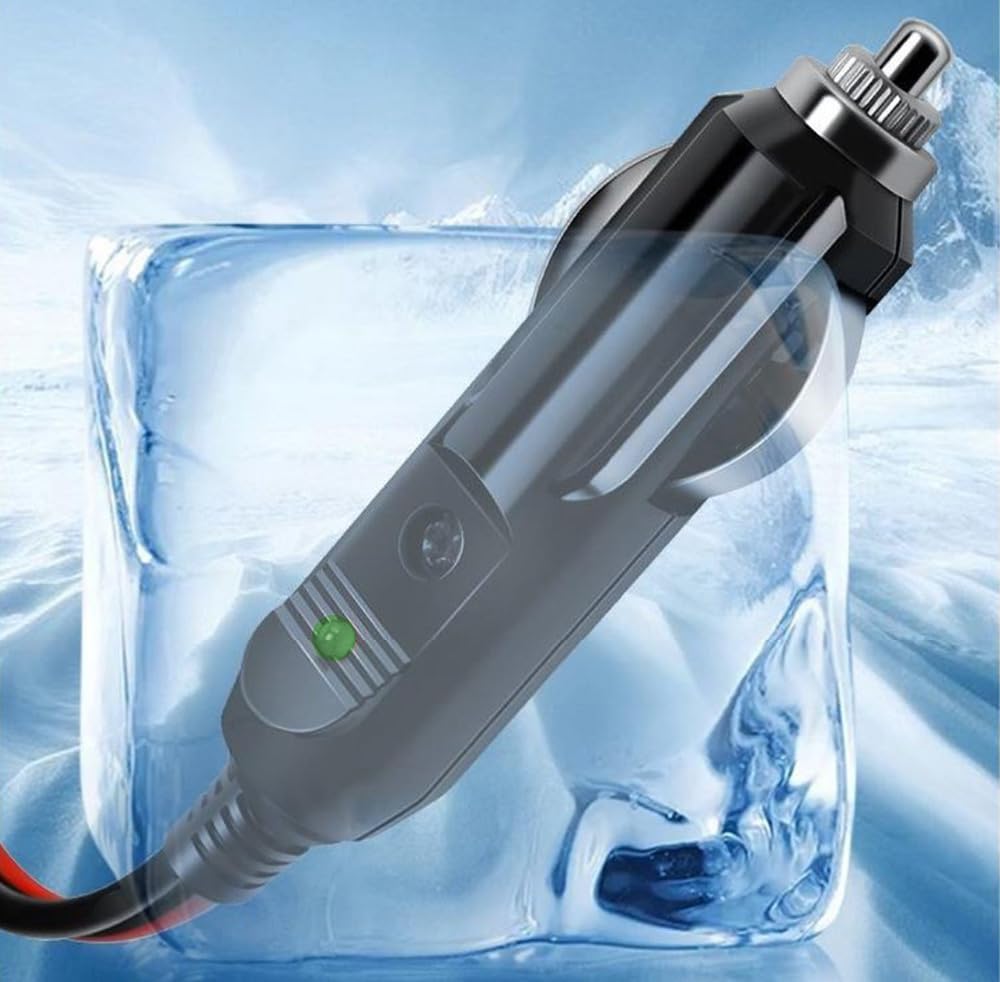 Carviya Carviya 5 Pack Heavy Duty 12V 24V 16AWG Male Plug Cigarette Lighter Adapter Power Supply Cable for Car Inverter Air Pump Electric Cup - View 4 of 6