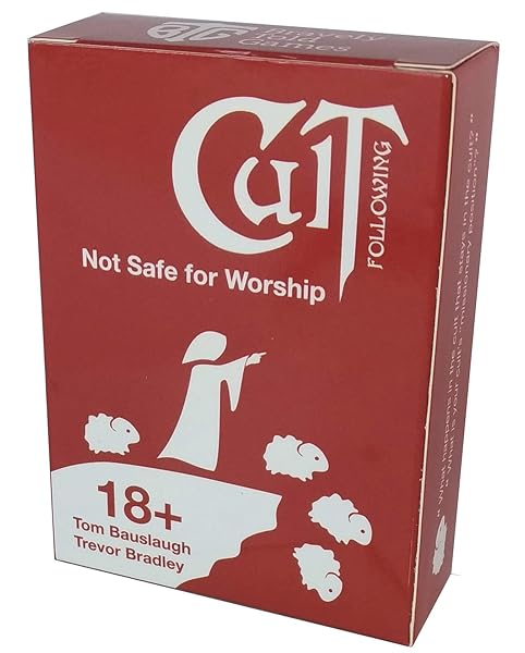 Bravely Told Games Bravely Told Games Cult Following Not Safe for Worship Engaging Board Game for Unique Experiences