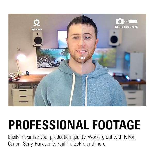 Elgato Elgato Cam Link 4K: Capture DSLR & Action Cam for 1080p60 Streaming on OBS, Zoom, Teams - Perfect for Gaming & Video Conferencing - View 7 of 11