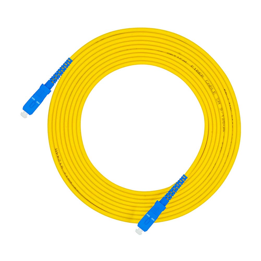 Jeirdus Jeirdus 15M 50ft LC to SC Fiber Optic Cable Jumper - Simplex Single-Mode 9/125 Optical Patch Cord - View 7 of 9