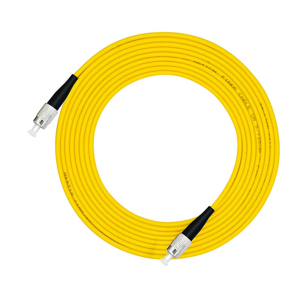 Jeirdus 15M 50ft LC to SC Fiber Optic Cable Jumper - Simplex Single-Mode 9/125 Optical Patch Cord