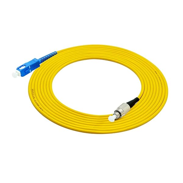 Jeirdus Jeirdus 15M SC to FC Fiber Optic Cable Jumper - Simplex Single-Mode 9/125 Optical Patch Cord - View 3 of 5