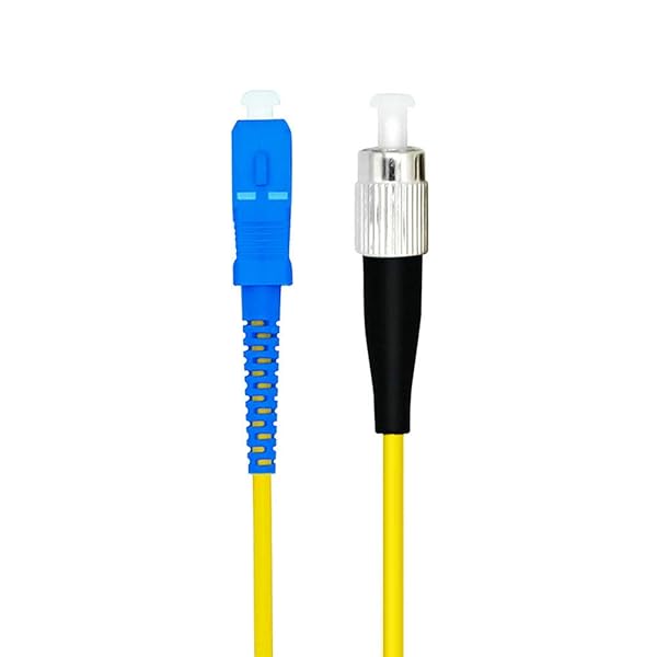 Jeirdus Jeirdus 15M SC to FC Fiber Optic Cable Jumper - Simplex Single-Mode 9/125 Optical Patch Cord - View 4 of 5