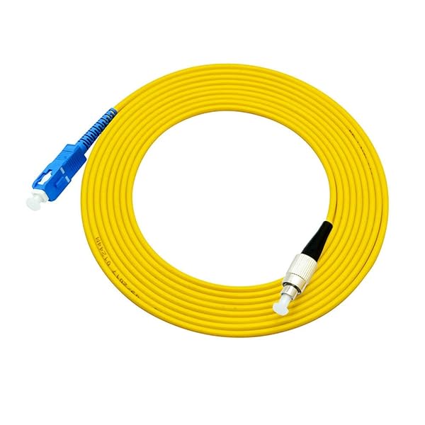 Jeirdus Jeirdus 15M SC to FC Fiber Optic Cable Jumper - Simplex Single-Mode 9/125 Optical Patch Cord - View 5 of 5