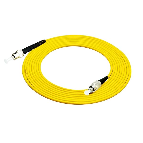Jeirdus Jeirdus 15M 50ft FC to ST Fiber Optic Cable Jumper - Simplex Single-Mode 9/125 Optical Patch Cord - View 3 of 5