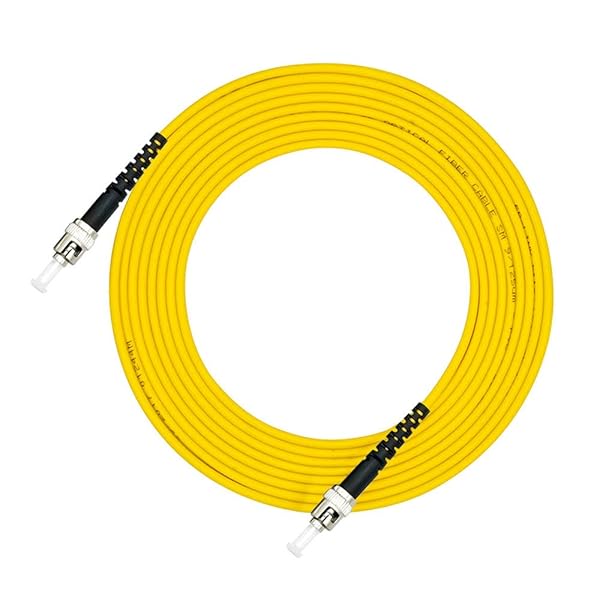 Jeirdus Jeirdus 15M 50ft ST to ST Fiber Optic Cable Jumper - Simplex Single-Mode 9/125 Optical Patch Cord - View 2 of 5