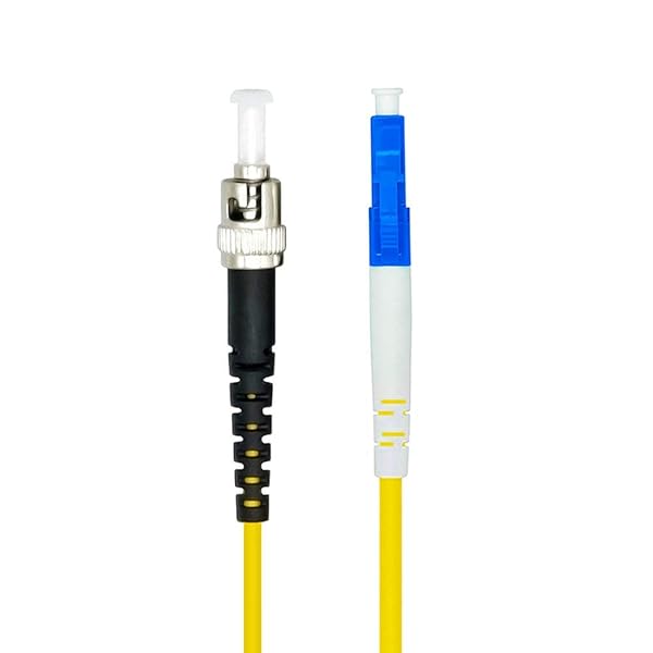 Jeirdus Jeirdus 15M LC to ST Fiber Optic Cable Jumper - Simplex Single-Mode 9/125 Optical Patch Cord - View 4 of 5