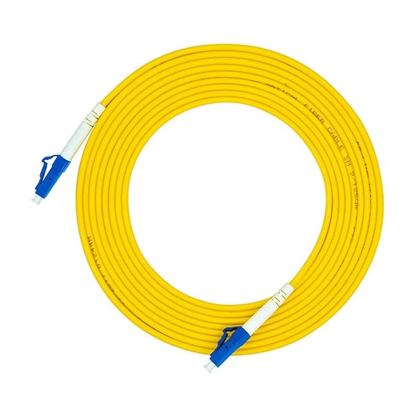 Jeirdus Jeirdus 15M LC to LC Fiber Optic Cable Jumper - Simplex Single-Mode 9/125 Optical Patch Cord - View 2 of 5