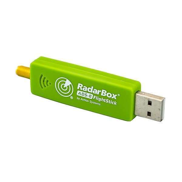 RadarBox AirNav RadarBox FlightStick: ADS-B USB Receiver with Filter, Amplifier & ESD Protection - Green Edition - View 3 of 10